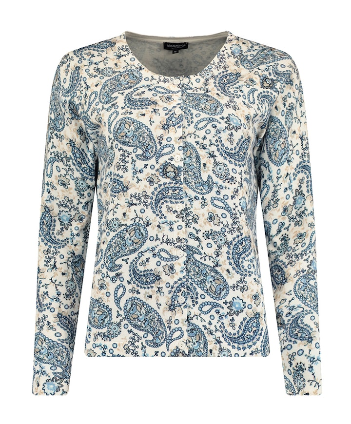 Dames vest blauw