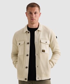 Heren overshirt ecru