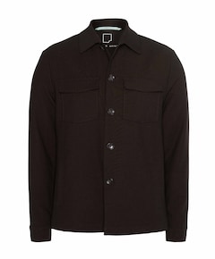 Heren overshirt bruin
