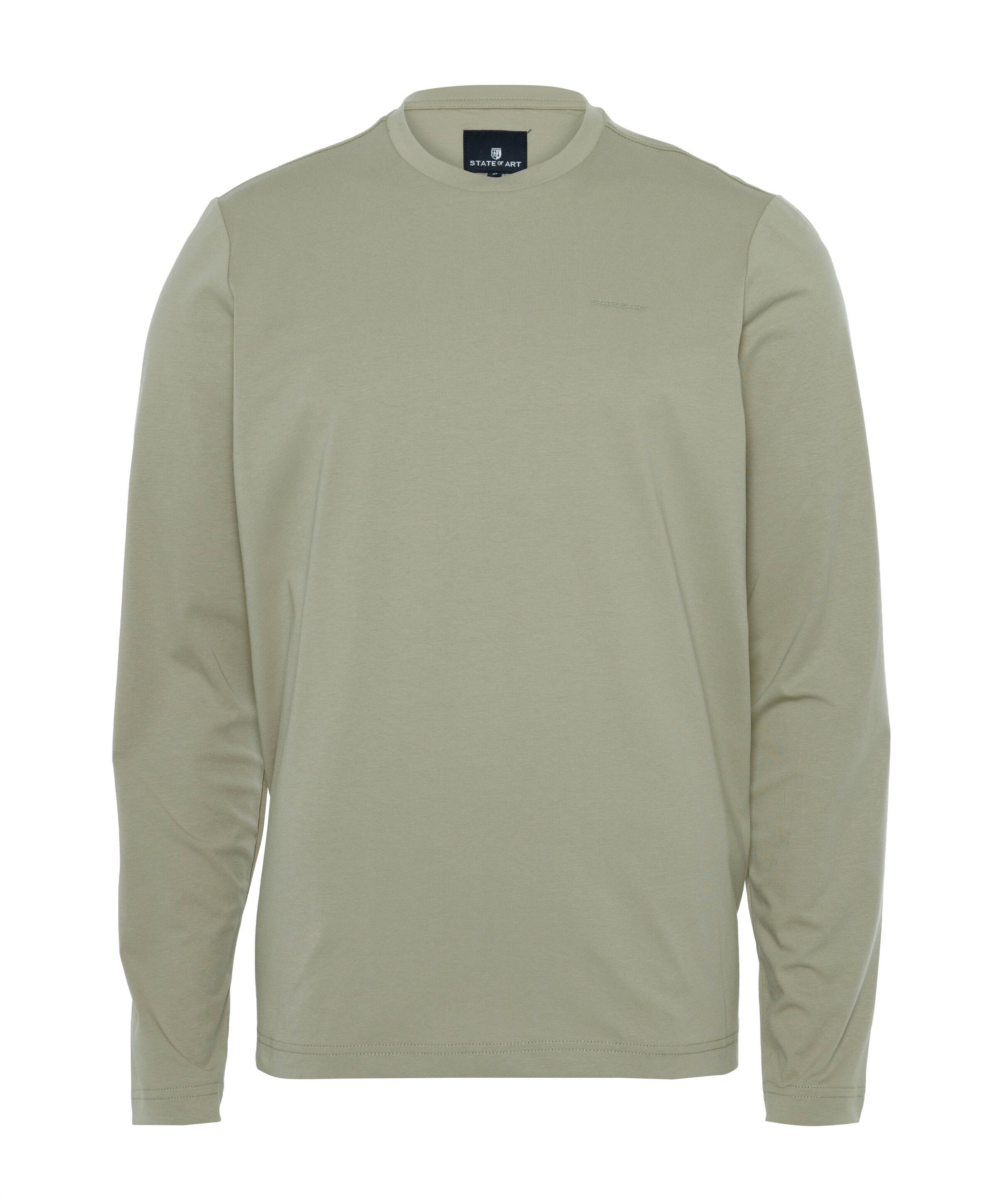 Heren longsleeve groen