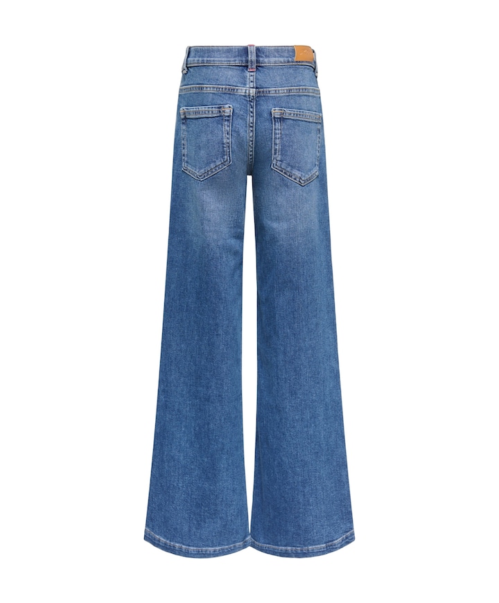 KOGCALIFORNIA MW WIDE FLARED REA NO meisjes jeans blauw