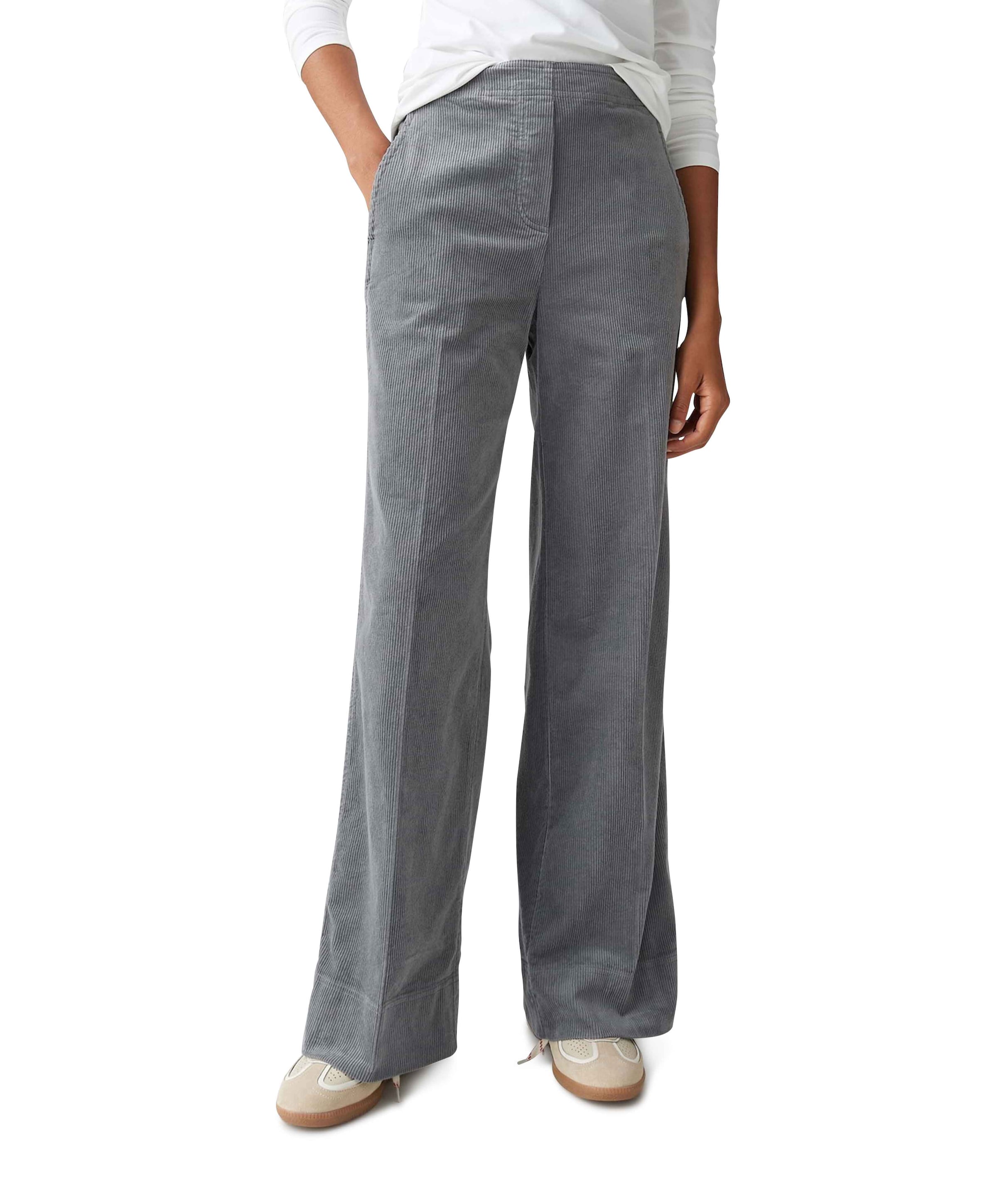 Mileni cargo dames broek grijs