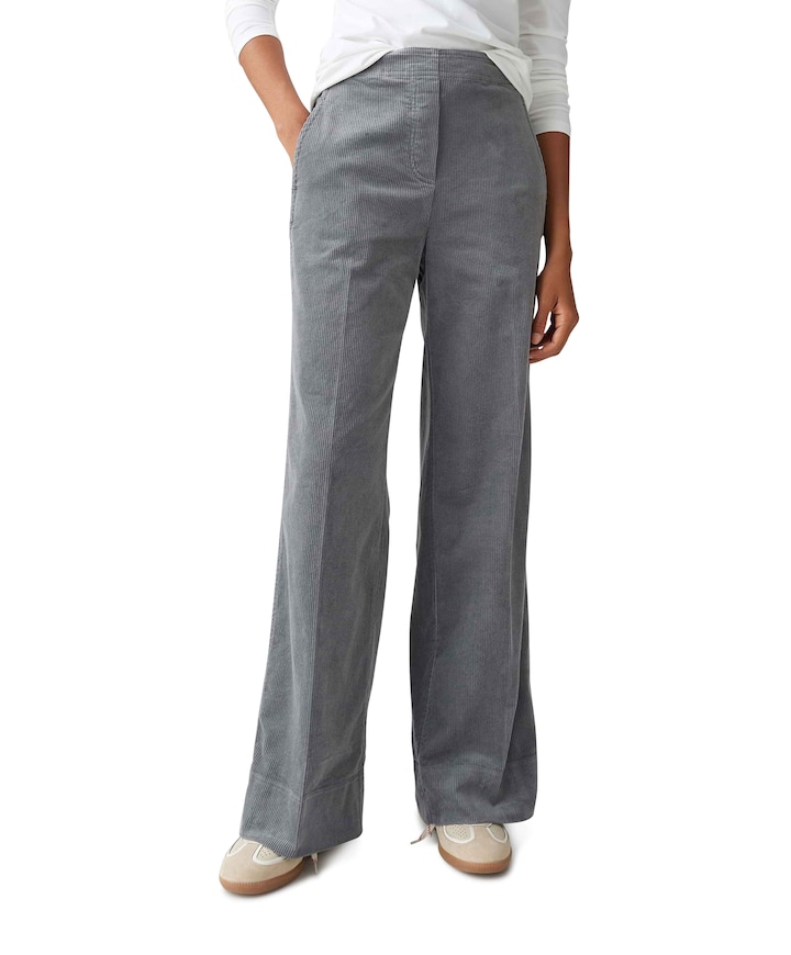 Mileni cargo dames broek grijs