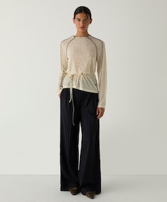 Dames longsleeve ecru