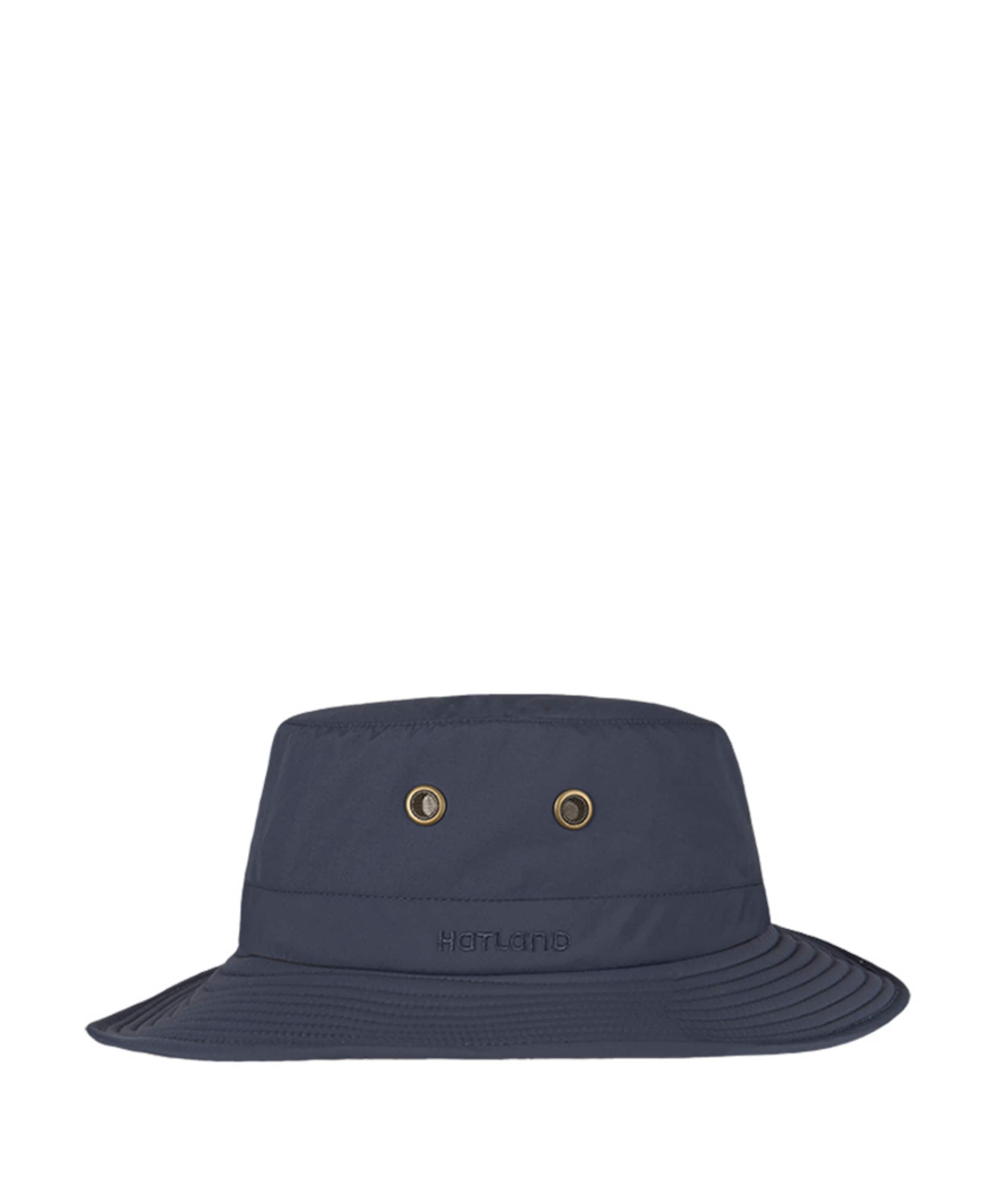 Heren bucket hat blauw