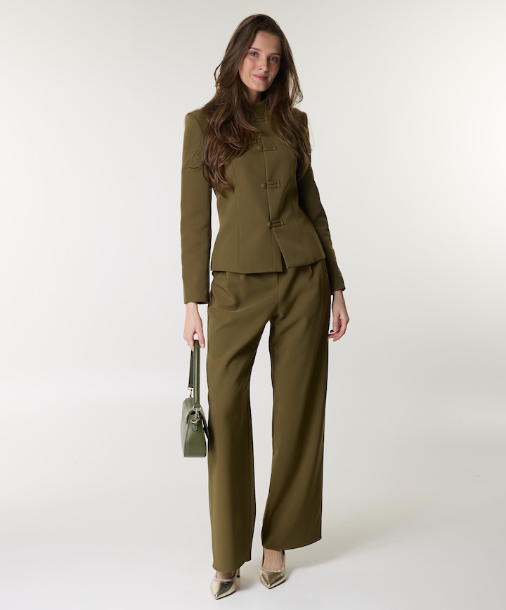 dames pantalon groen
