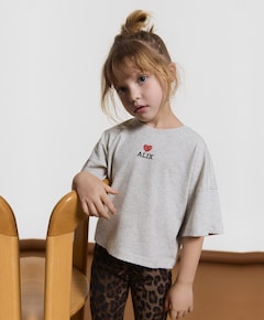 Meisjes T-shirt grijs