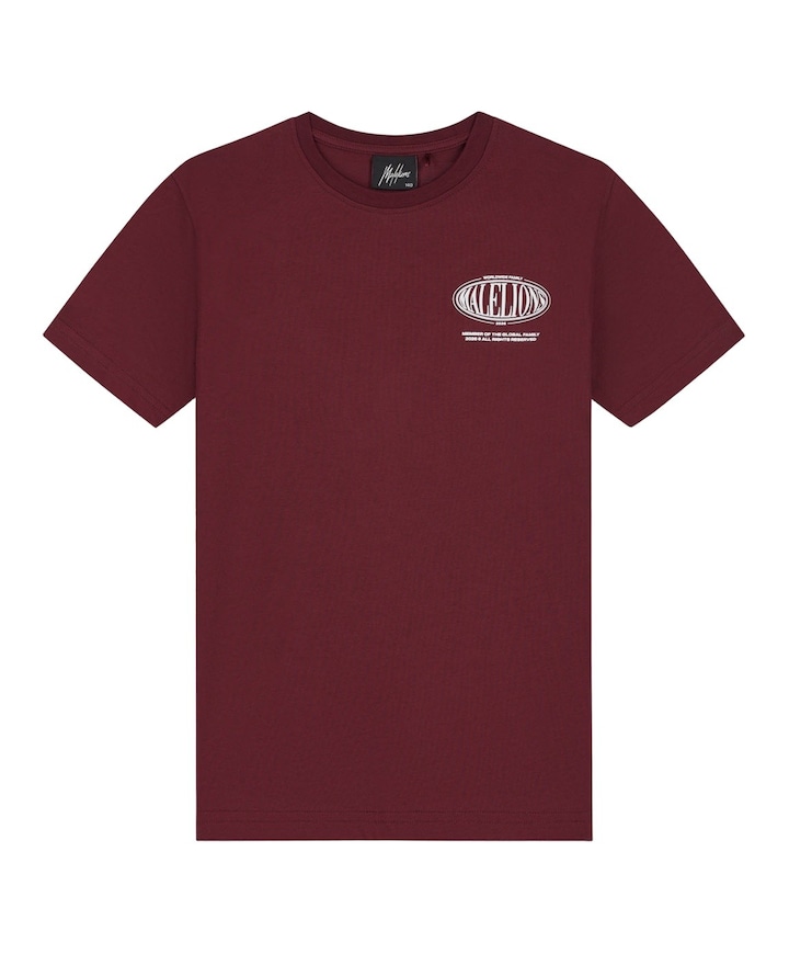 Jongens T-shirt bordeaux