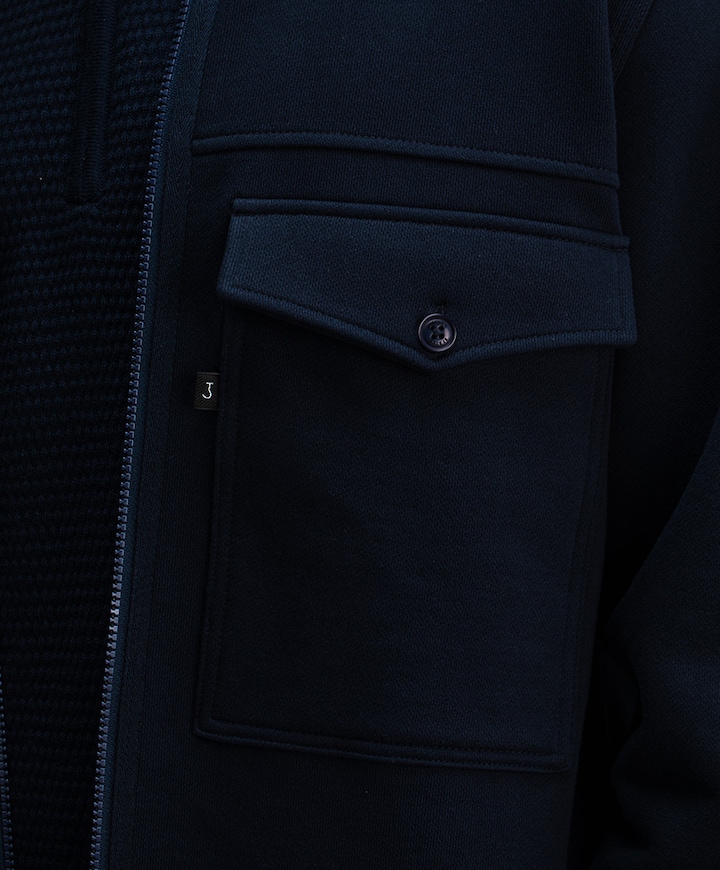 Heren overshirt blauw