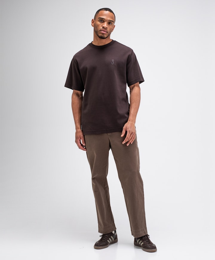 Heren T-shirt bruin