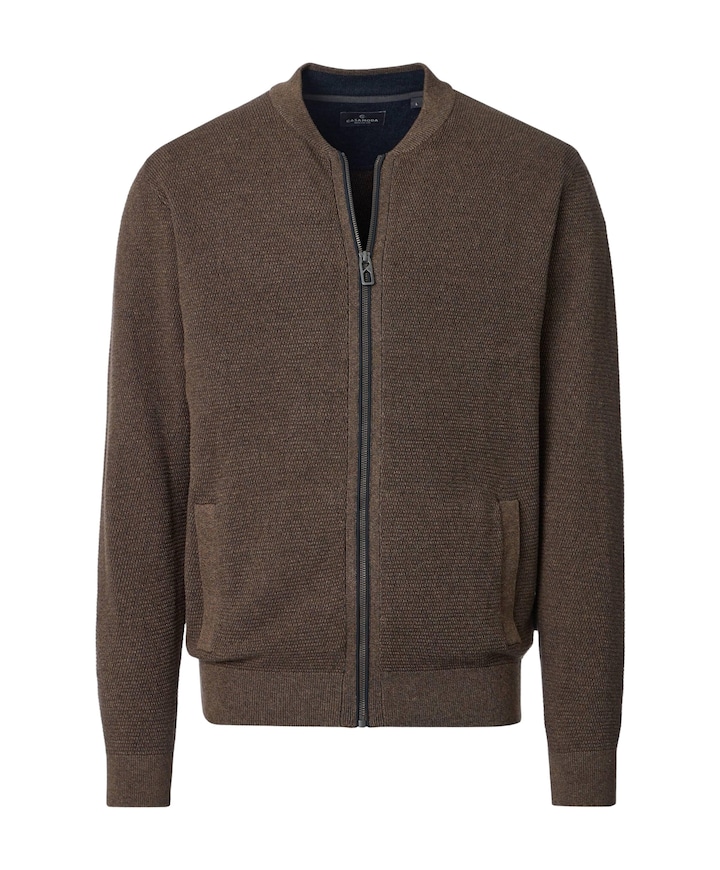 Heren vest bruin