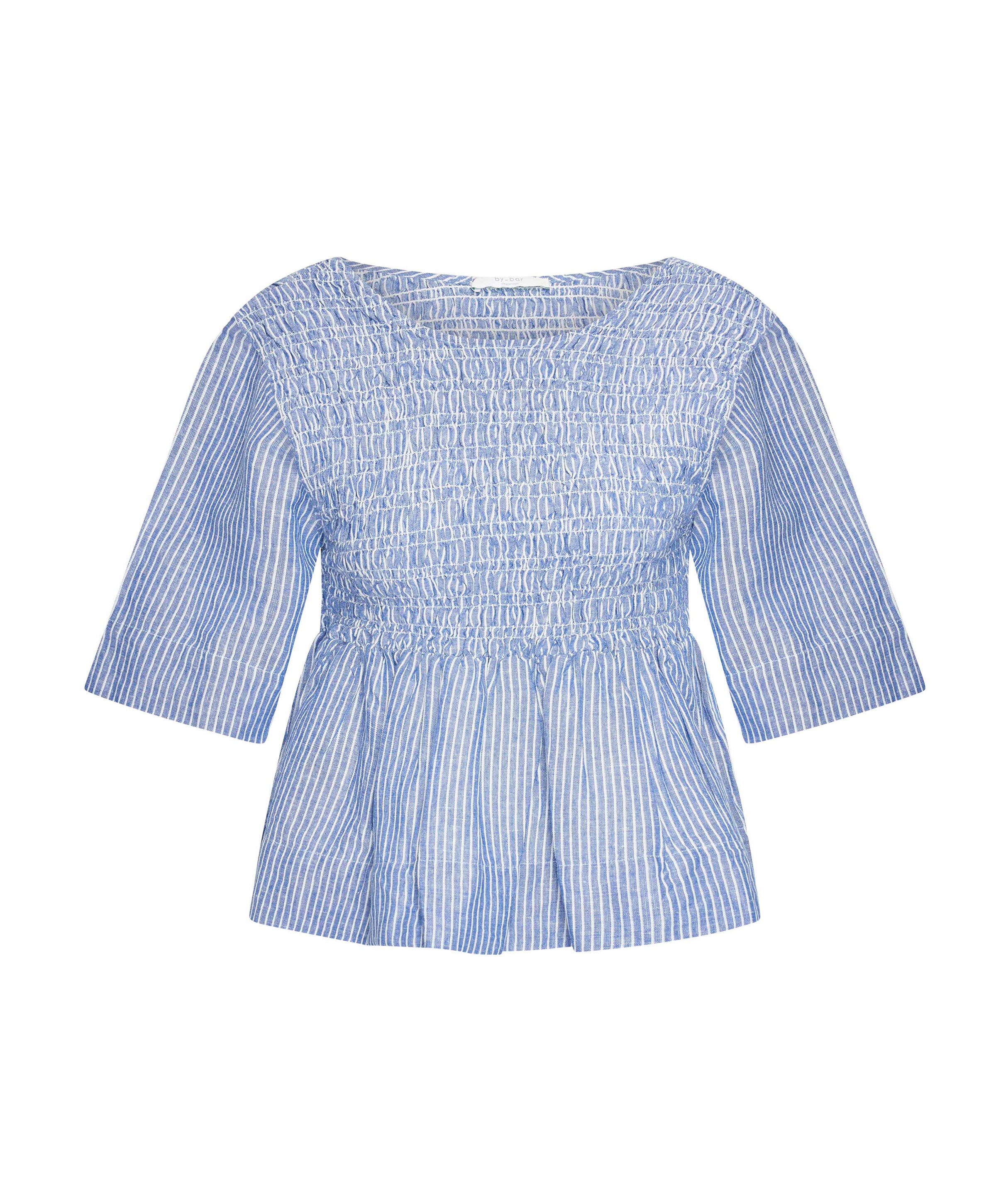 Dames blouse blauw