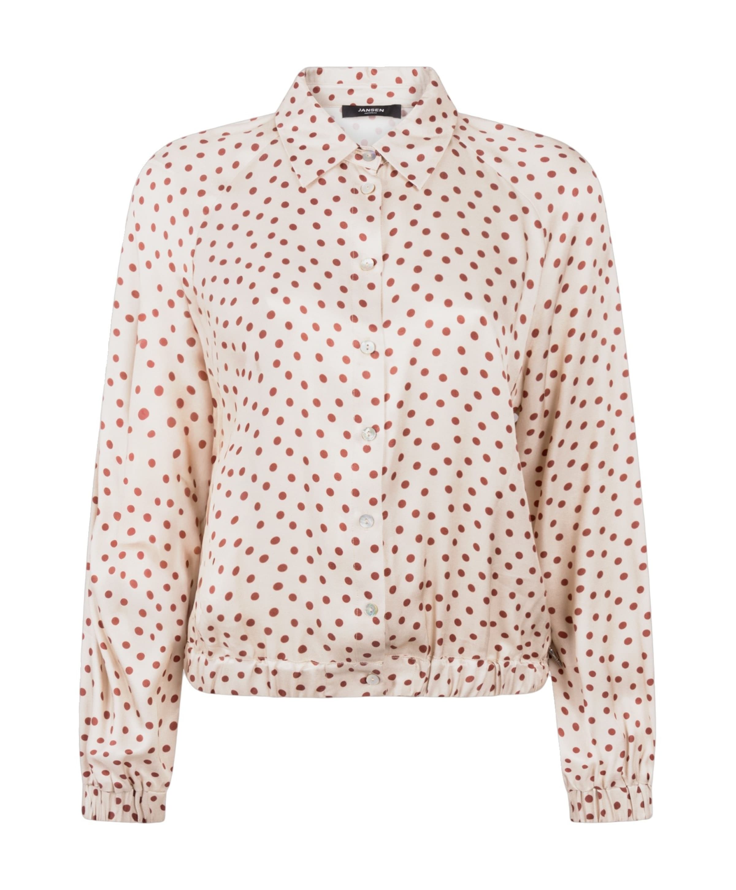 Dames blouse beige