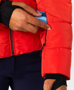 Dames ski-jas rood
