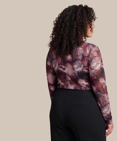 Dames longsleeve bordeaux