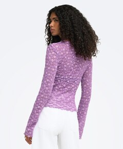 Dames longsleeve paars