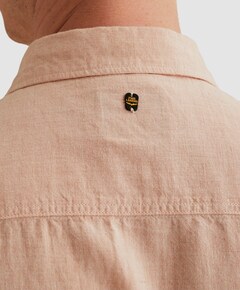 Heren overhemd lange mouw roze
