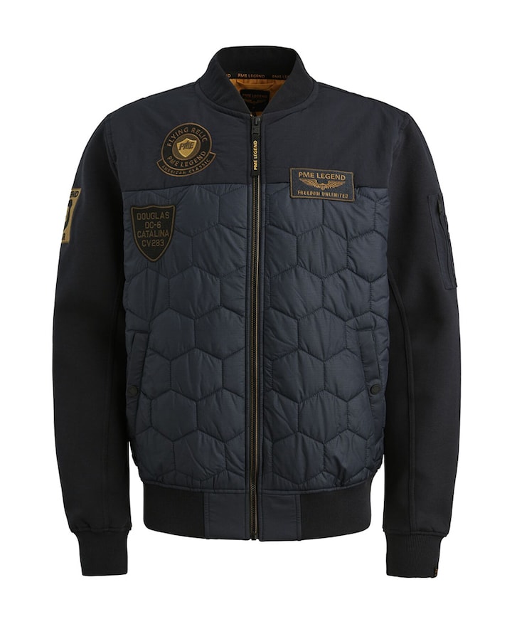Heren vest blauw