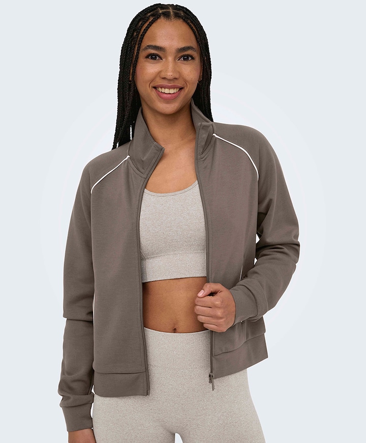 Dames vest grijs
