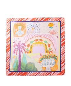 Dames sjaal multicolor