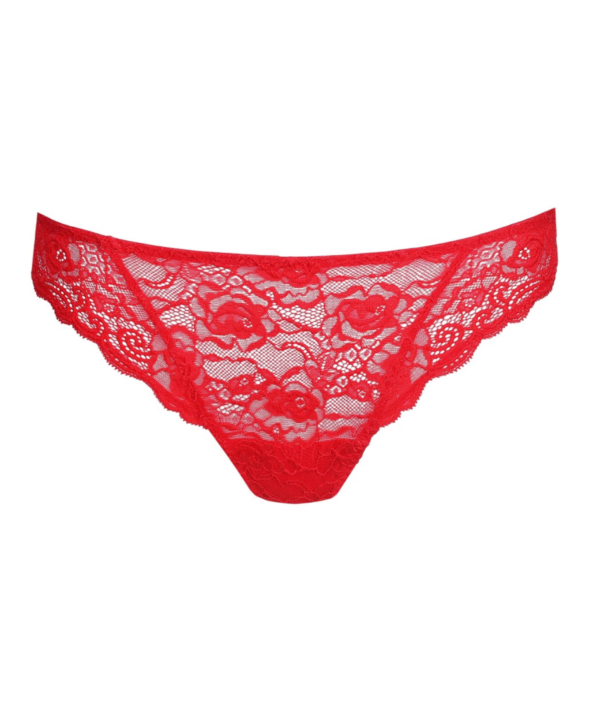 Dames string rood