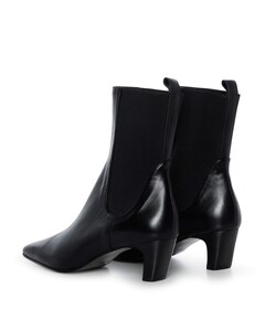 dames enkellaarzen zwart