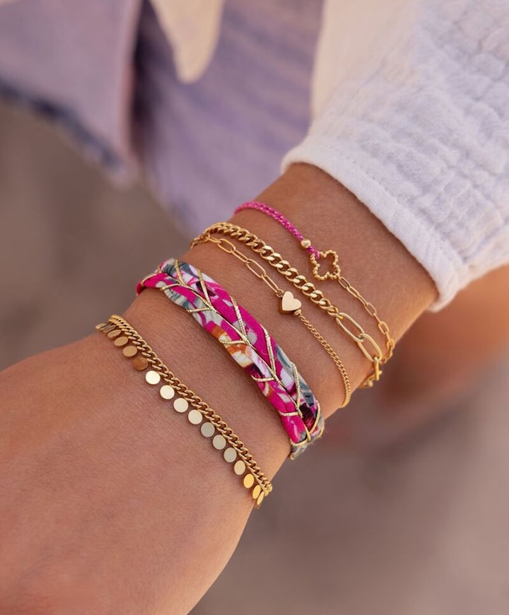 Dames armband goud