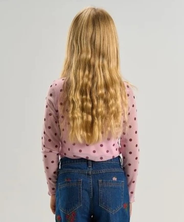 Meisjes longsleeve roze