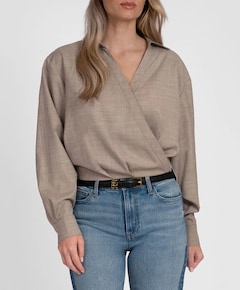 Dames blouse beige
