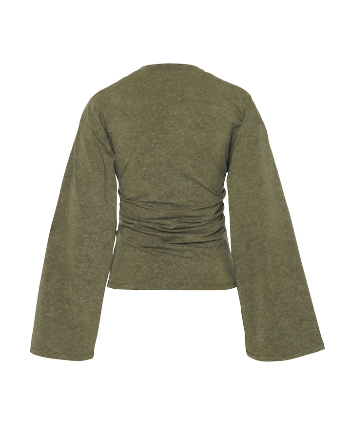 Dames longsleeve groen