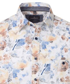 Heren overhemd lange mouw ecru