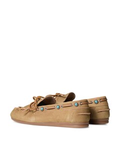 Boat loafer dames loafers beige