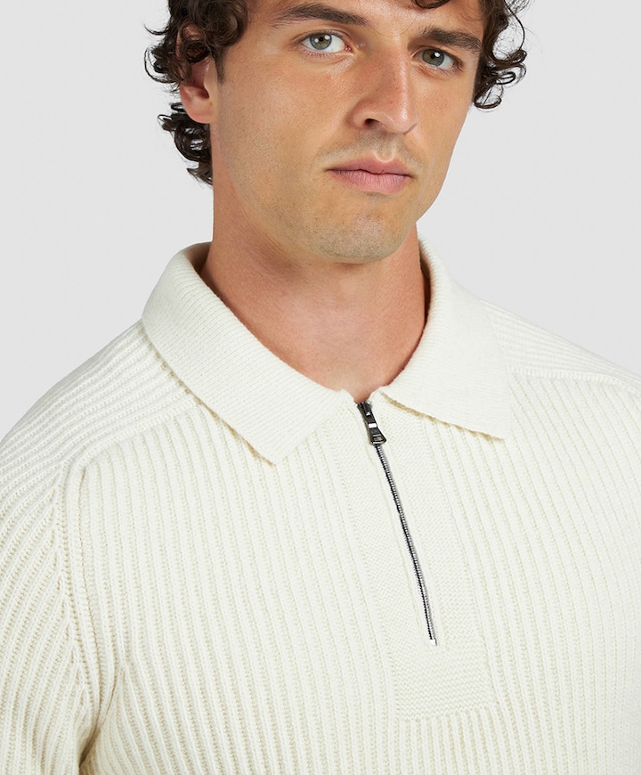 Heren trui ecru