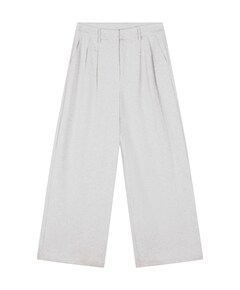 PLEATED dames broek grijs