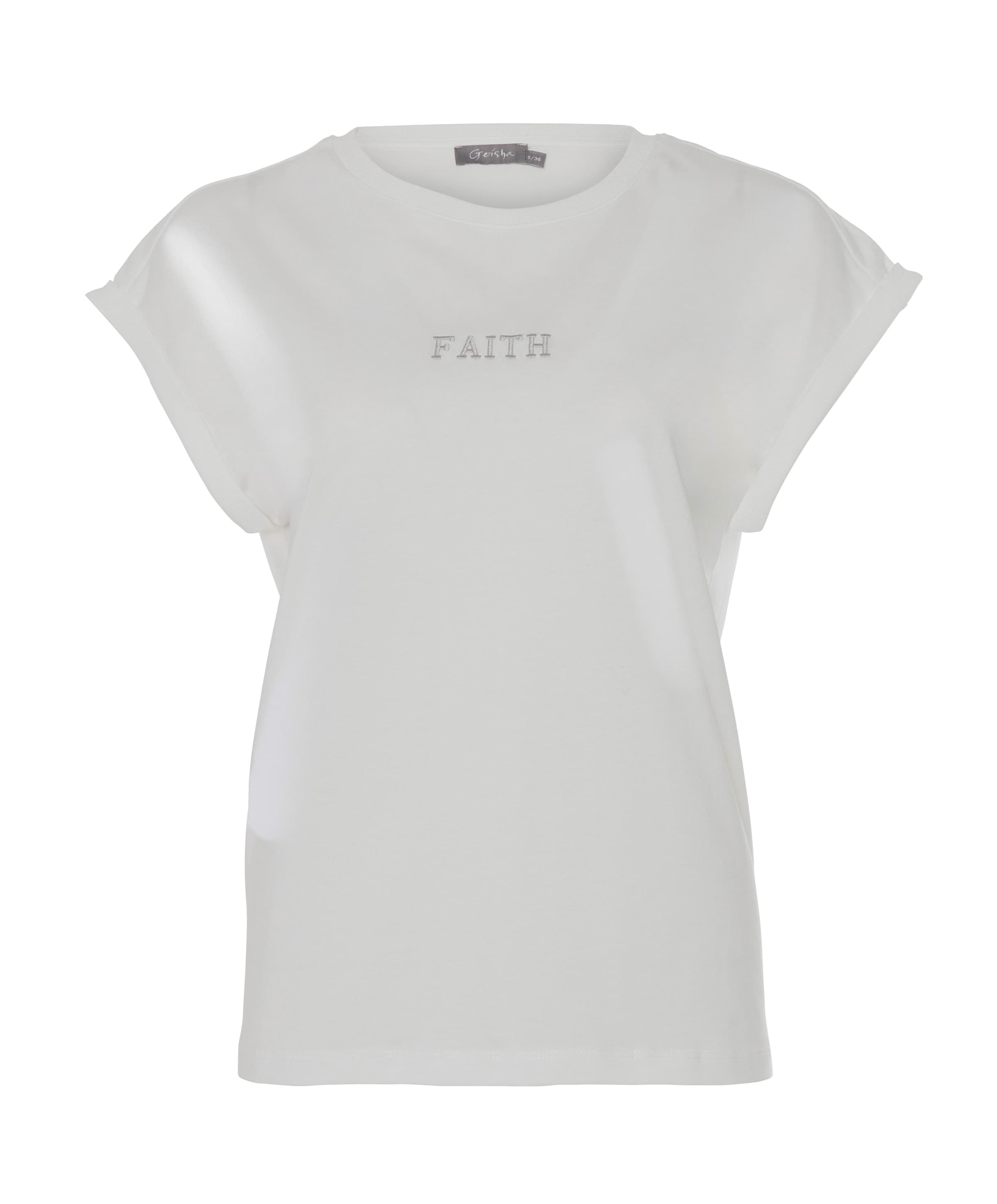 Dames t-shirt ecru