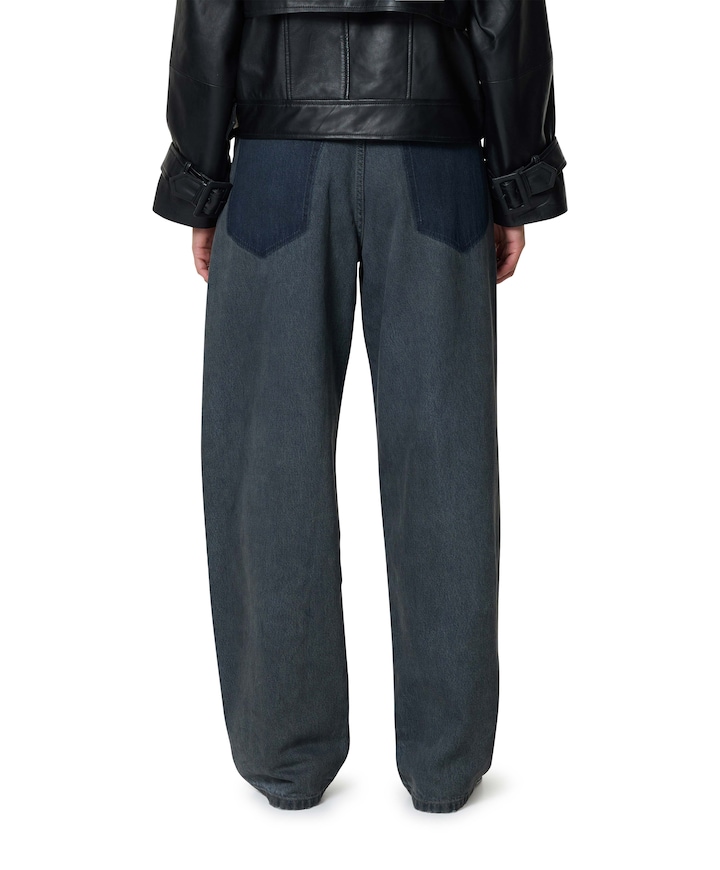 Flip Waist Pocket Tall Black jeans zwart