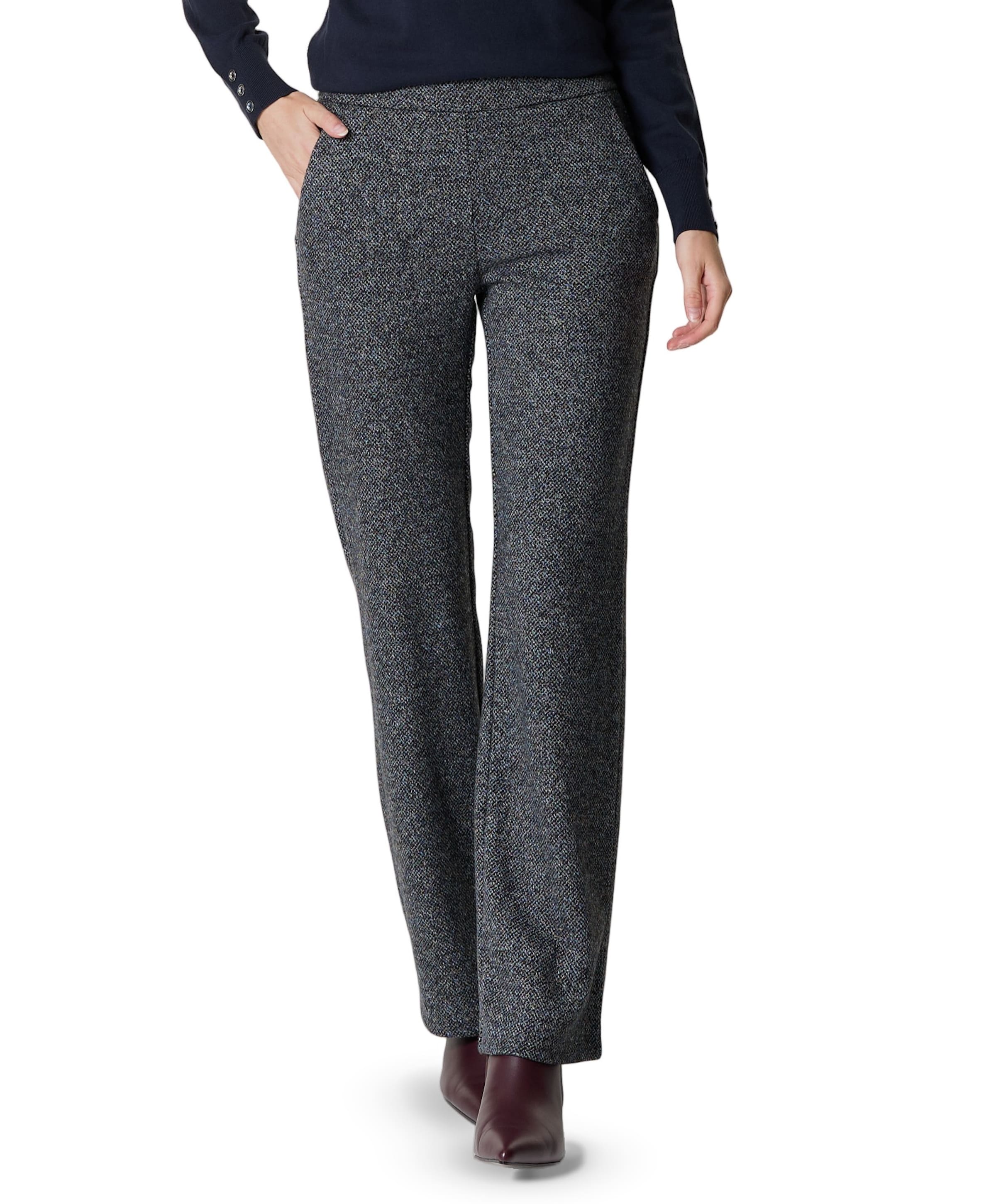 Jenny Wide Leg dames broek grijs