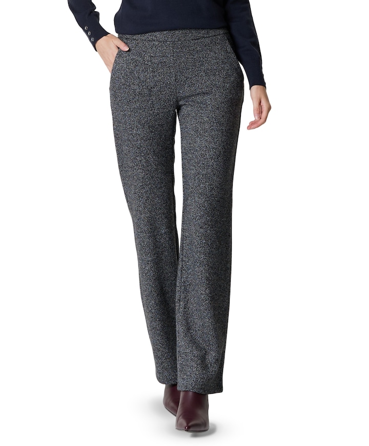 Jenny Wide Leg dames broek grijs
