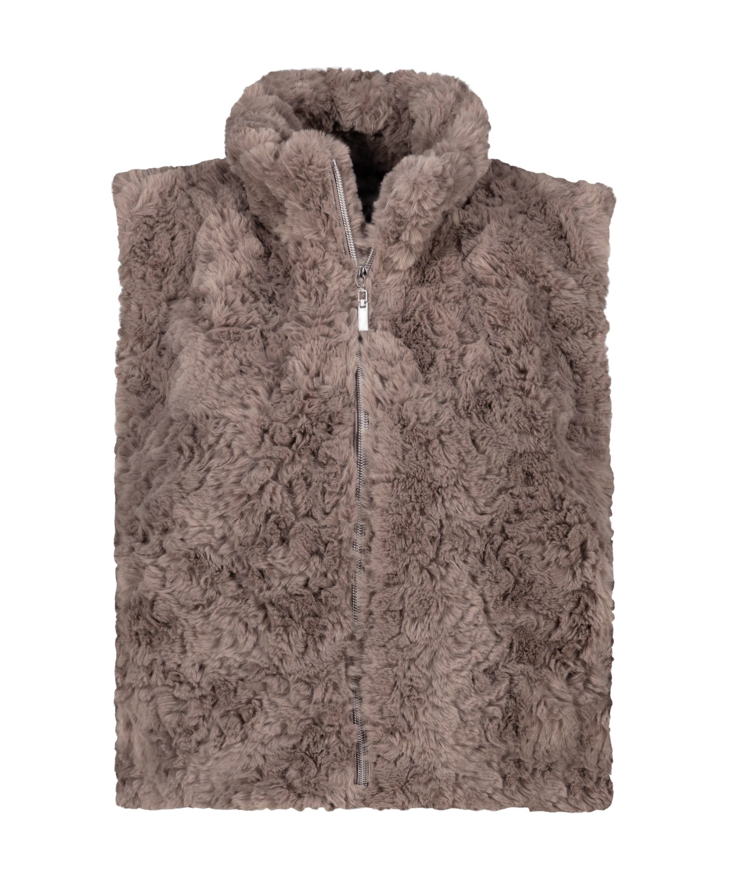 Dames gilet beige