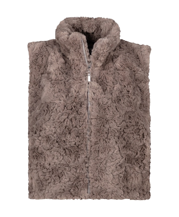 Dames gilet beige