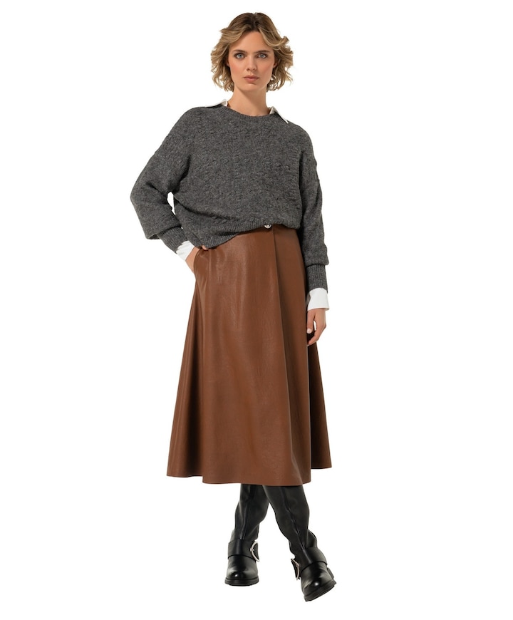 Dames rok bruin