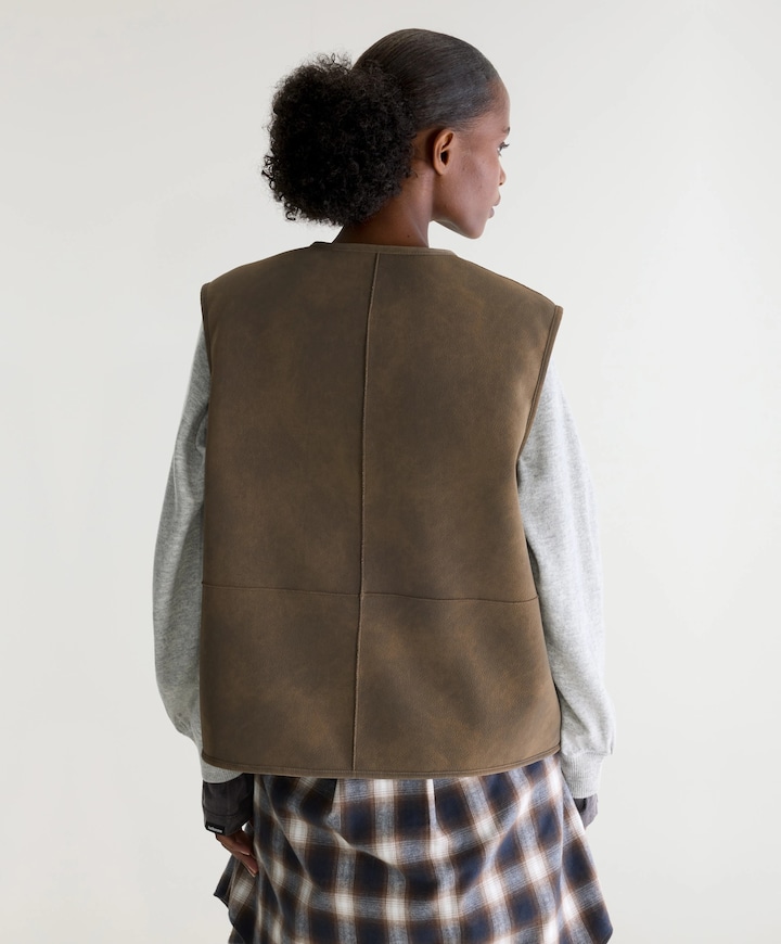 Dames bodywarmer groen