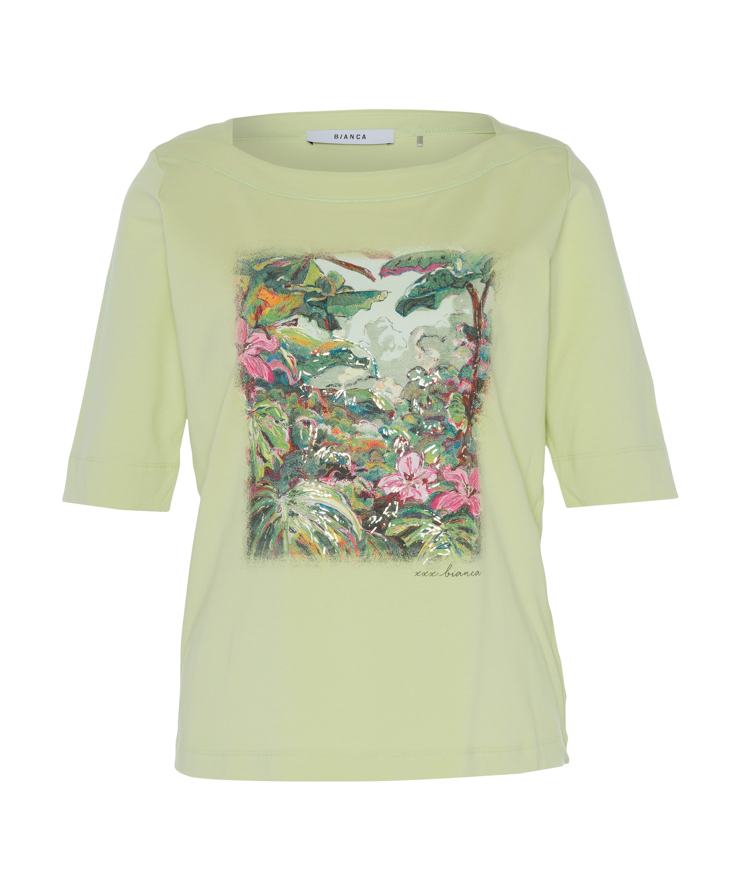 Dames T-shirt geel