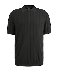Heren polo zwart