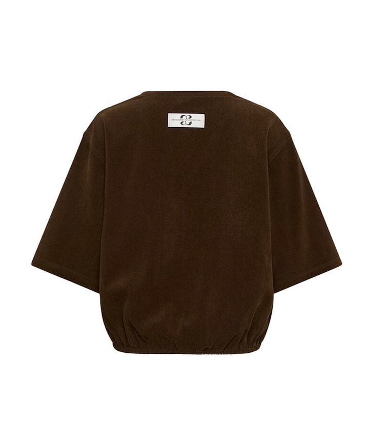 Dames T-shirt bruin