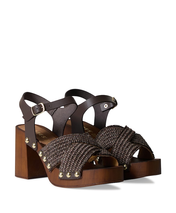 Zada dames sandalets bruin