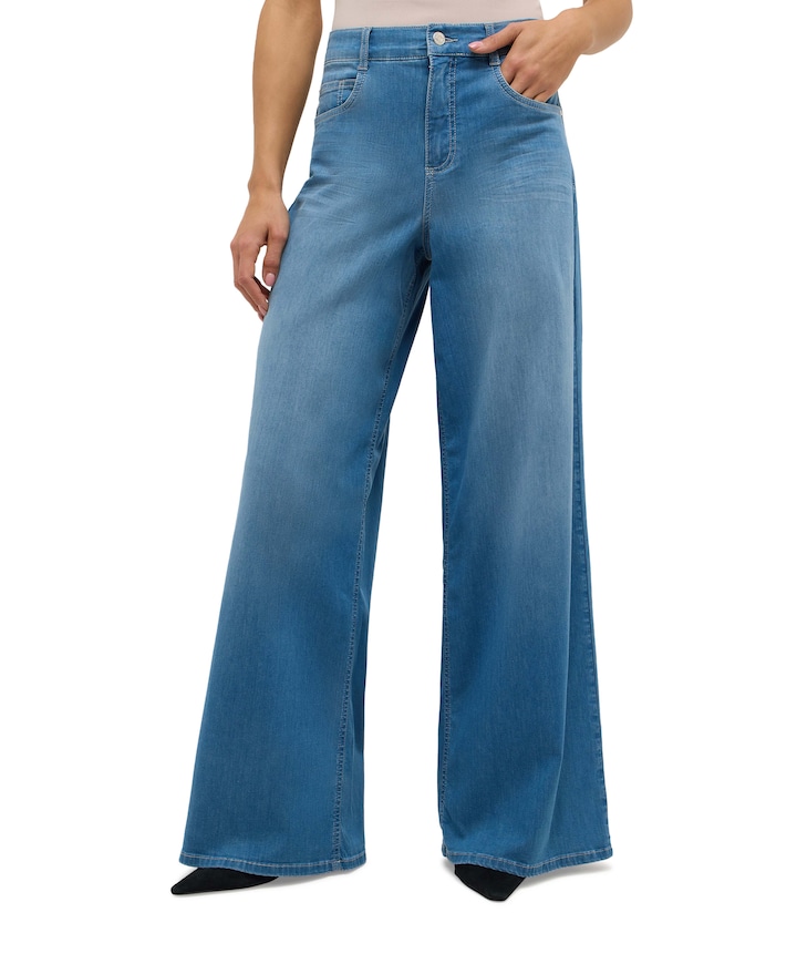 LIVA dames jeans blauw