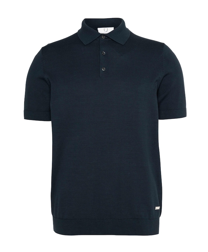 Heren polo blauw