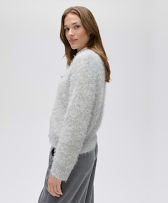 Dames vest grijs