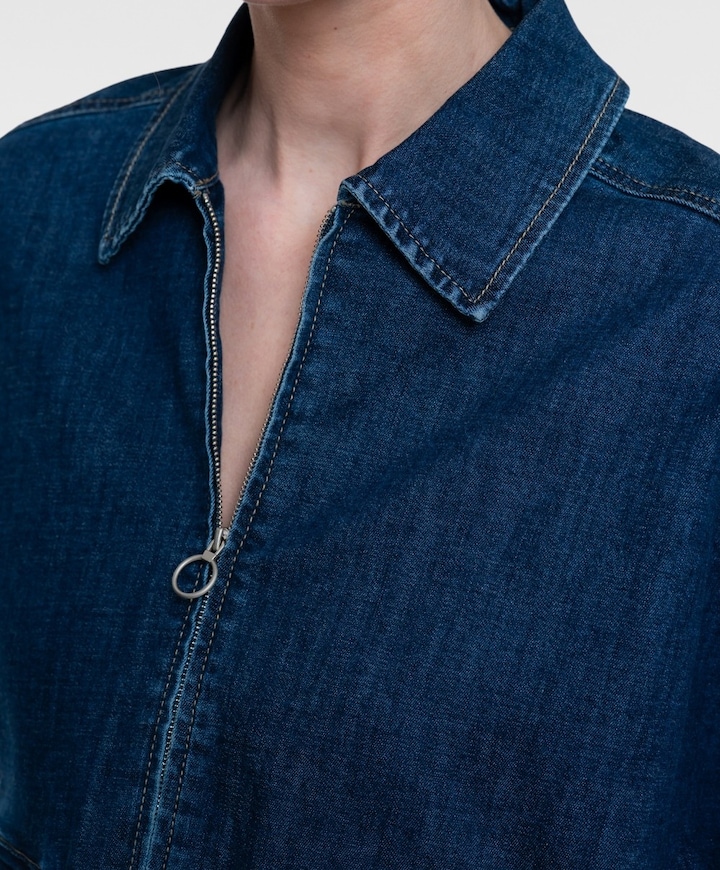 Dames blouse blauw